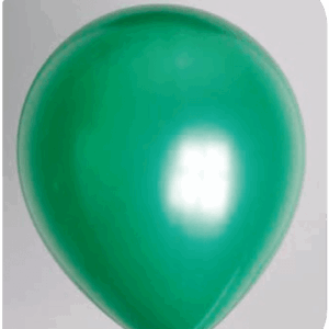 Ballon no. 5 metallic donkergroen