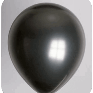 BALLON NO. 36 METALLIC ZWART