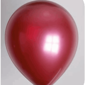 Ballon no. 5 metallic bordeaux