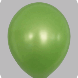 Ballon no. 12 metallic grasgroen