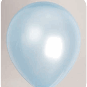 Ballon no. 5 parel lichtblauw