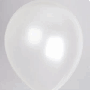 Ballon no. 5 parel wit