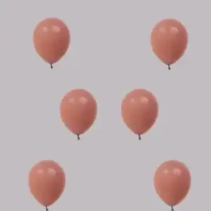 Ballon no. 24 rust pink vintage
