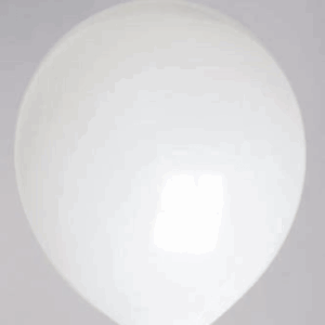 Ballon no. 5 kristal wit