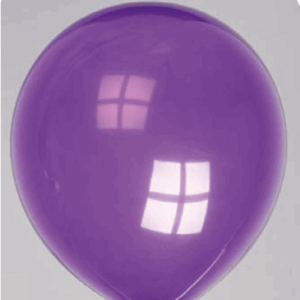 BALLON NO. 36 KRISTAL DONKERPAARS