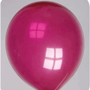 Ballon no. 5 kristal robijnrood