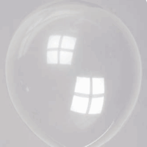 Ballon no. 5 kristal transparant