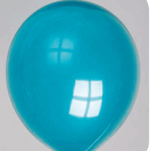 Ballon no. 5 kristal waterblauw