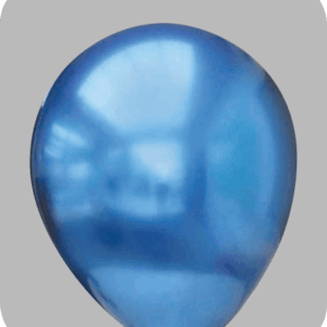 Ballon no. 5 platinum blue