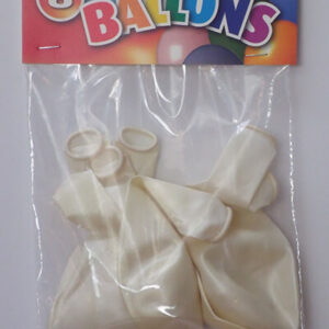 PARELBALLONS - WIT