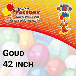 Folie Cijfers Goud 42 inch