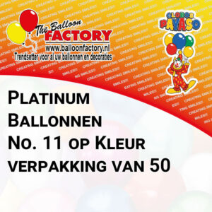 No. 11 Platinum per 50 stuks