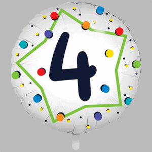 FOLIEBALLON Rond 18 inch "4"