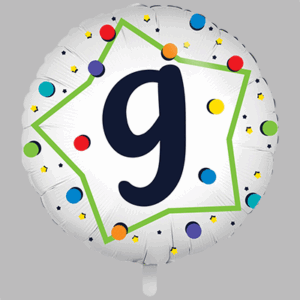 FOLIEBALLON Rond 18 inch "9"